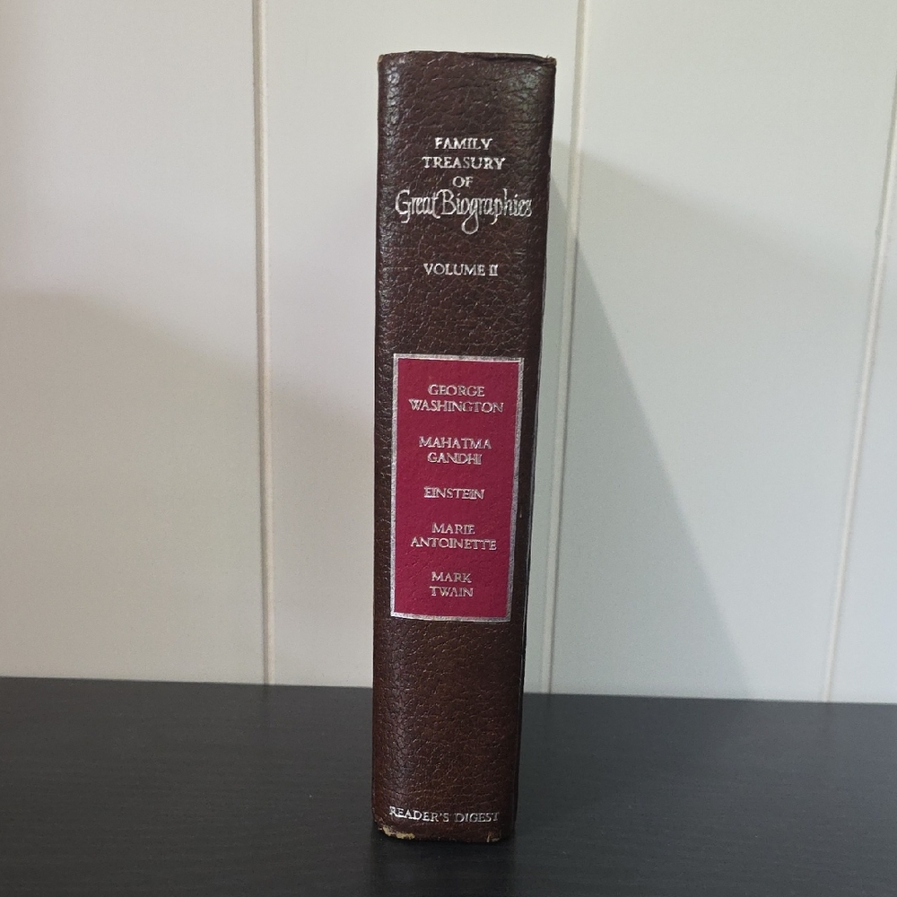 Vintage 70's Reader's Digest Family Treasury Of Great Biographies First Edition